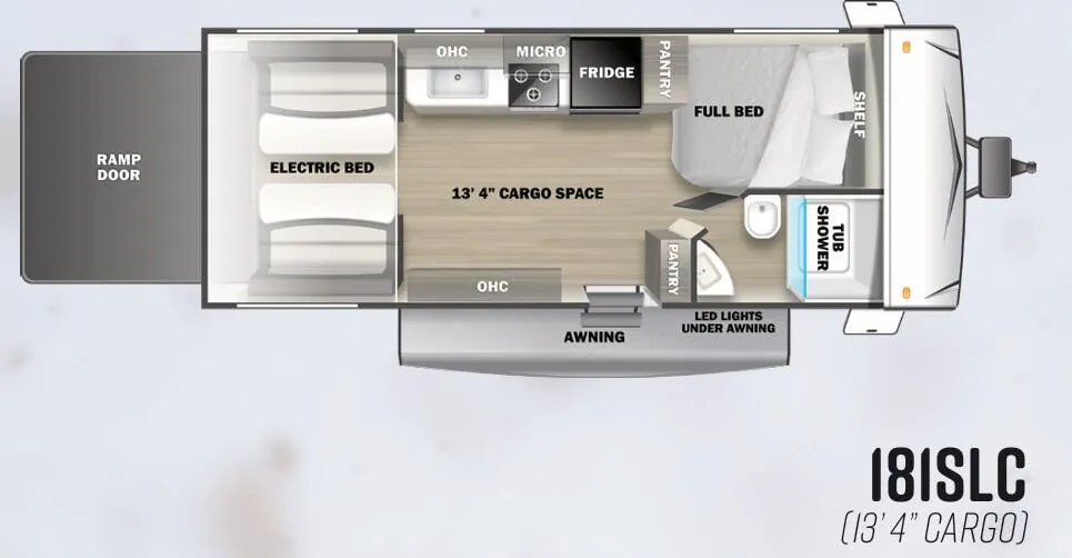 Forest River Sandstorm SLC 211SLC floor plan