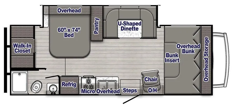 2025 Gulf Stream Conquest Class C 6250 - Floor plan