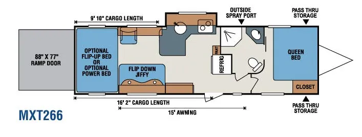 K-Z MXT MXT266 floor plan