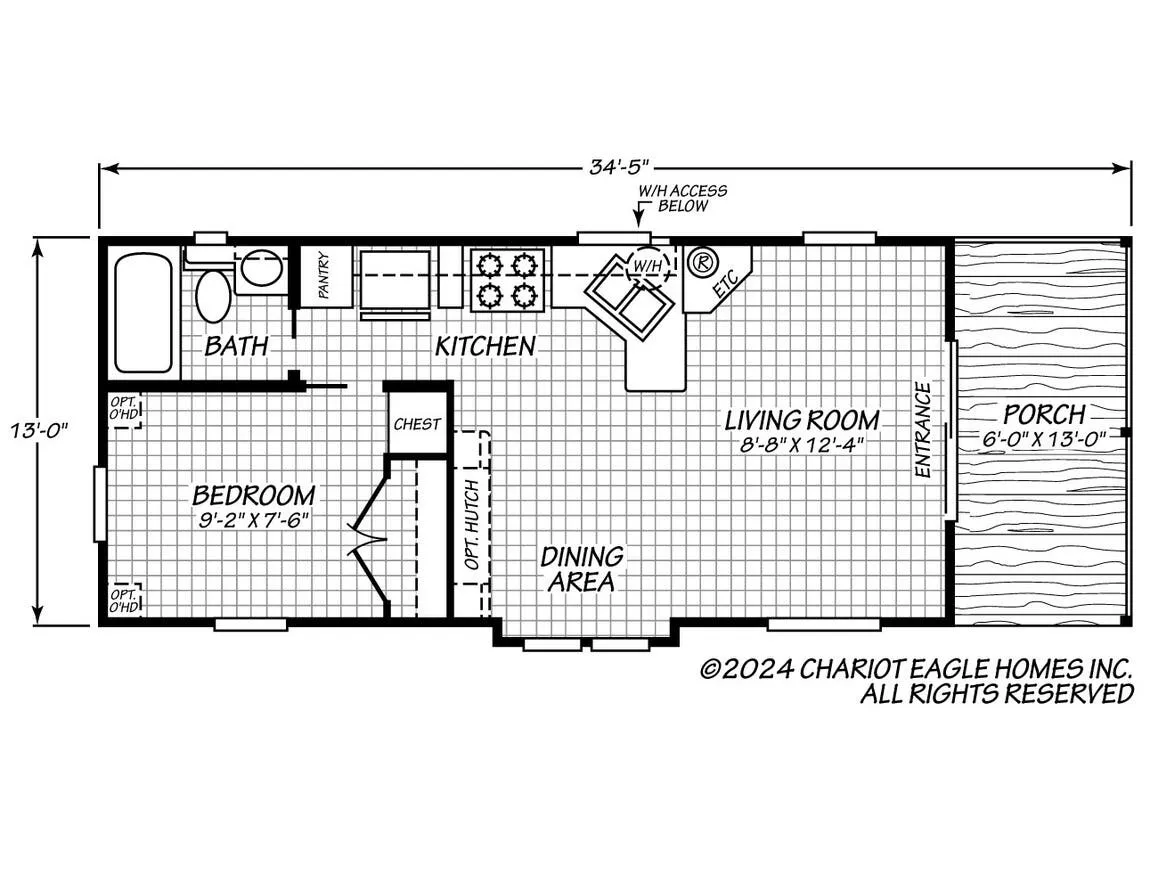 Chariot Eagle Eagle Series 13291A floor plan