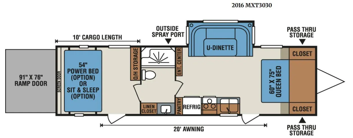 K-Z MXT MXT3030 floor plan
