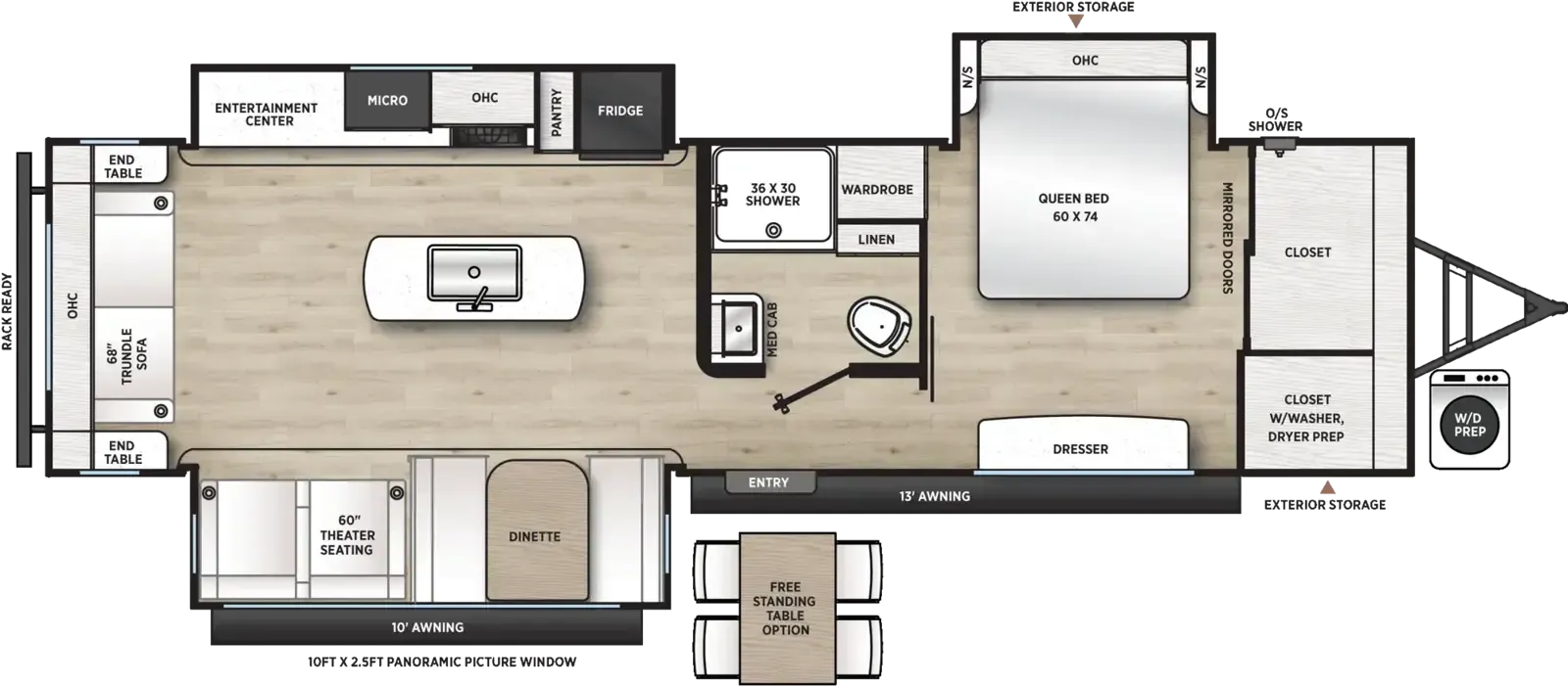 Coachmen Catalina Legacy Edition 313RLTS floor plan