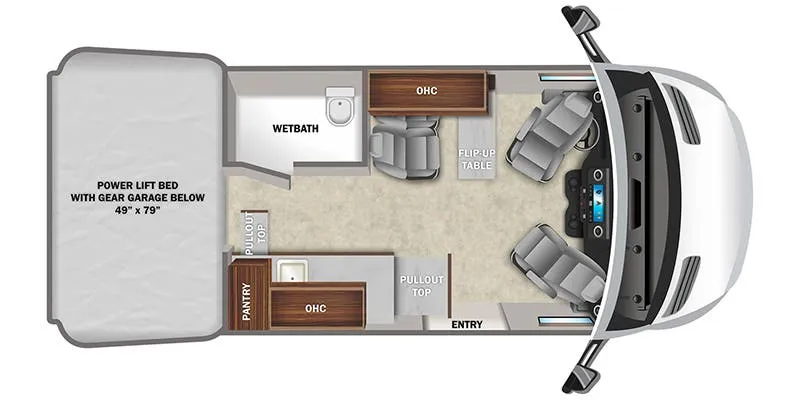 2022 Jayco Terrain 19Y - Floor plan