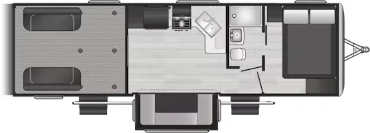 Keystone Fuzion Impact 28V floor plan