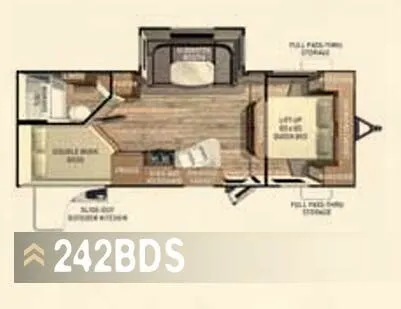 Cruiser RV Fun Finder 242BDS floor plan