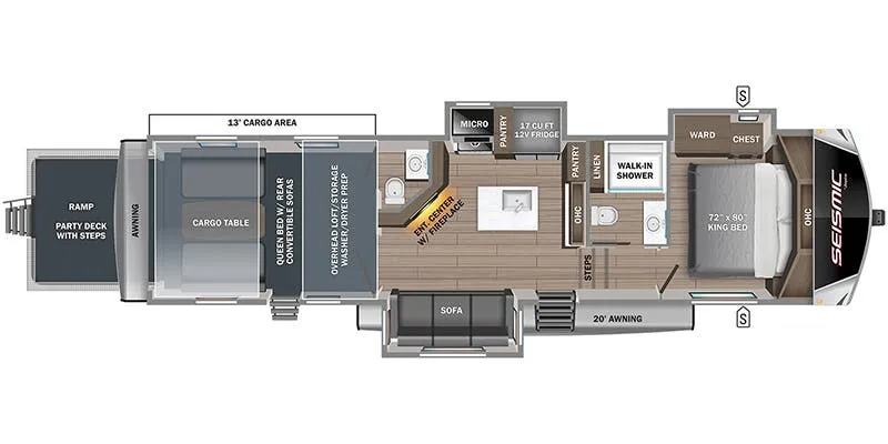 Jayco Seismic 403 floor plan