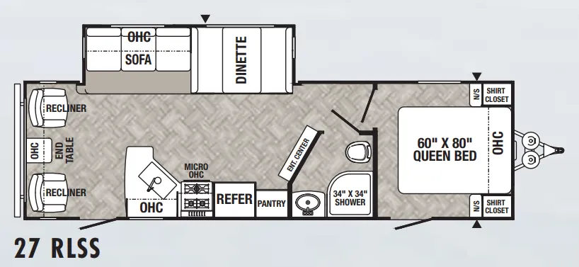 Palomino Puma 27RLSS floor plan
