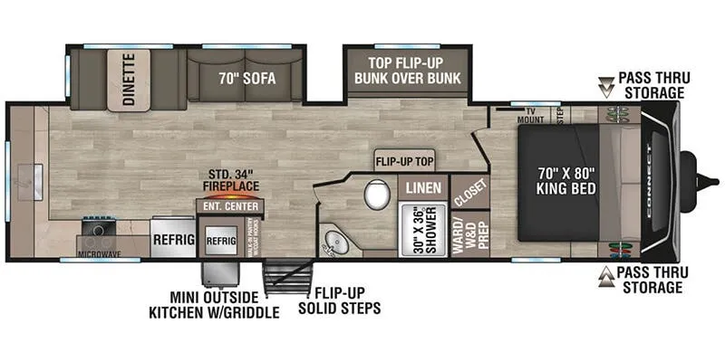 K-Z Connect C312BRK floor plan