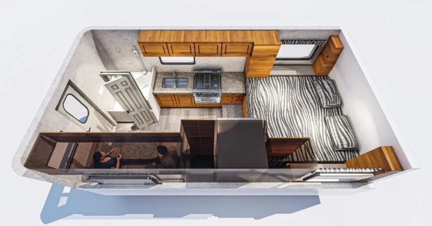Bigfoot 1500 Series 9.5FS floor plan