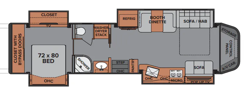 Renegade RV Ikon i4534MM floor plan