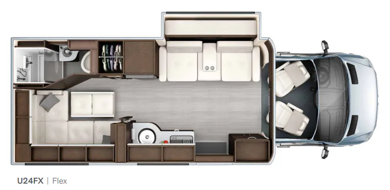 Leisure Travel Unity U24FX floor plan