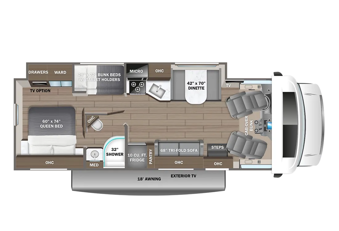 2026 Entegra Coach Odyssey SE 31FF - Floor plan