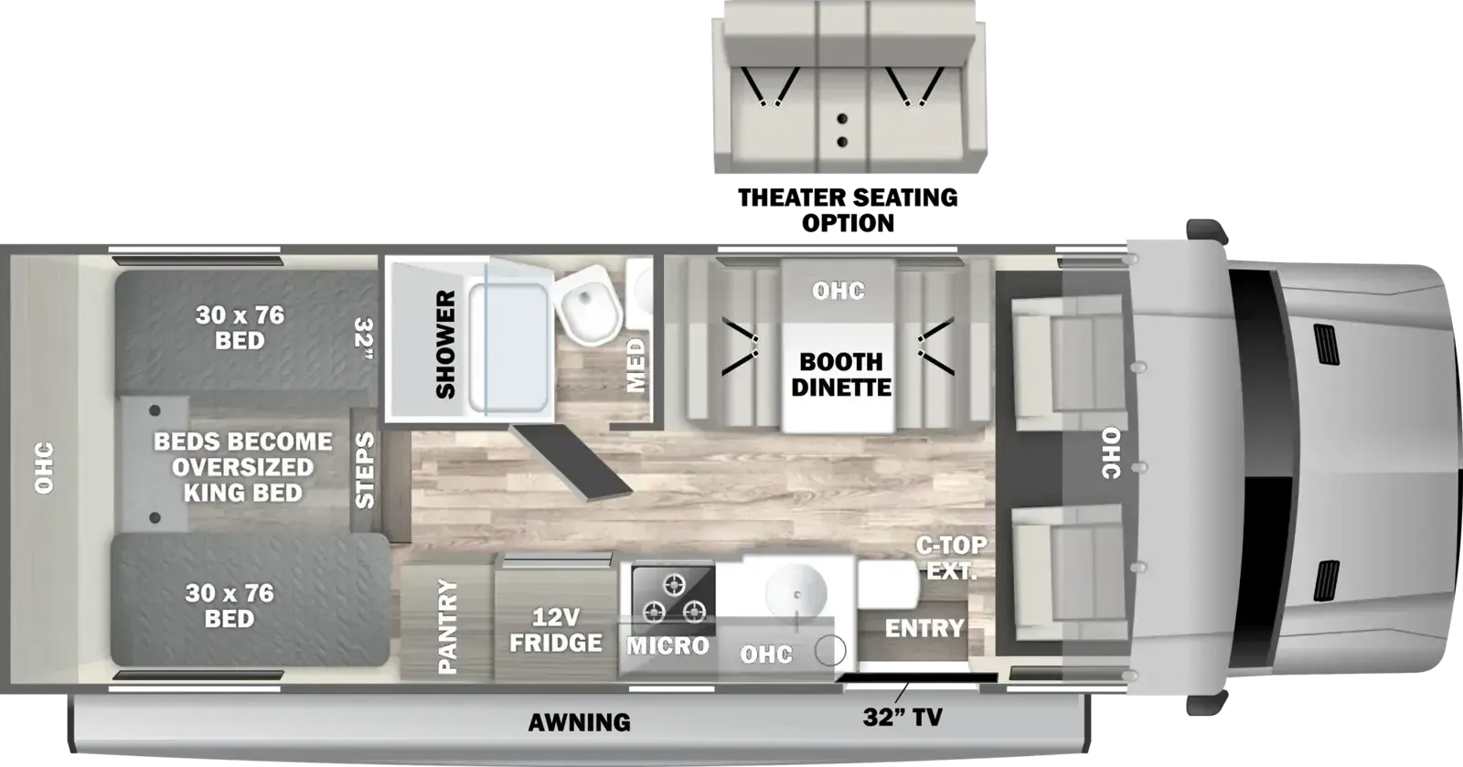 Dynamax Corp Isata 3 Series 24TW floor plan