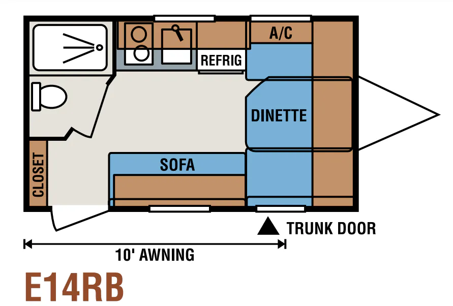 K-Z Spree Escape E14RB floor plan