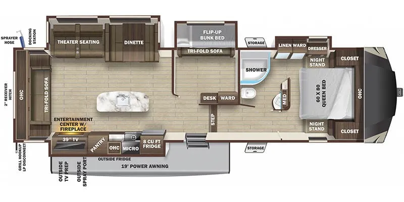 Highland Ridge Light LF335MBH floor plan