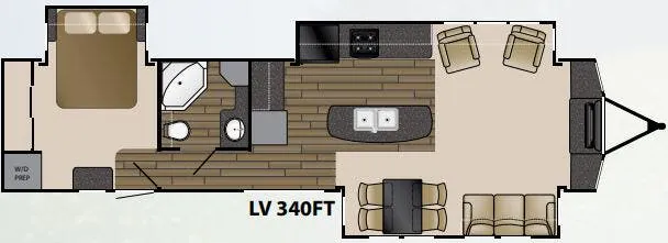 Heartland Lakeview 340 FT floor plan