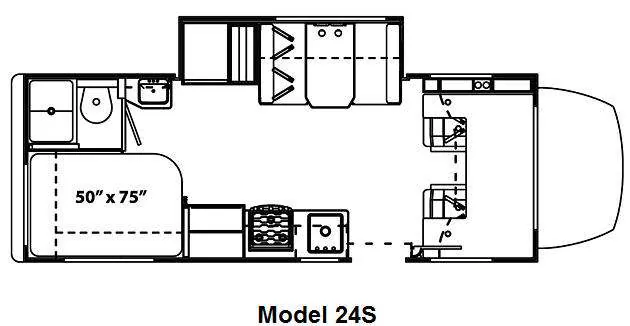 2009 Forest River Solera 24S - Floor plan