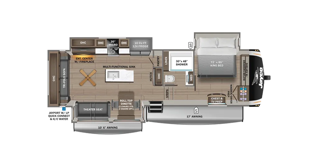 2026 Jayco Eagle 321RSTS floor plan