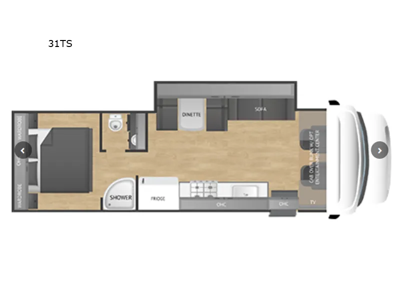 2027 NeXus RV Triumph Sport 31TS floor plan
