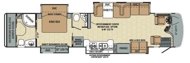 Entegra Coach Aspire 42RBQ floor plan