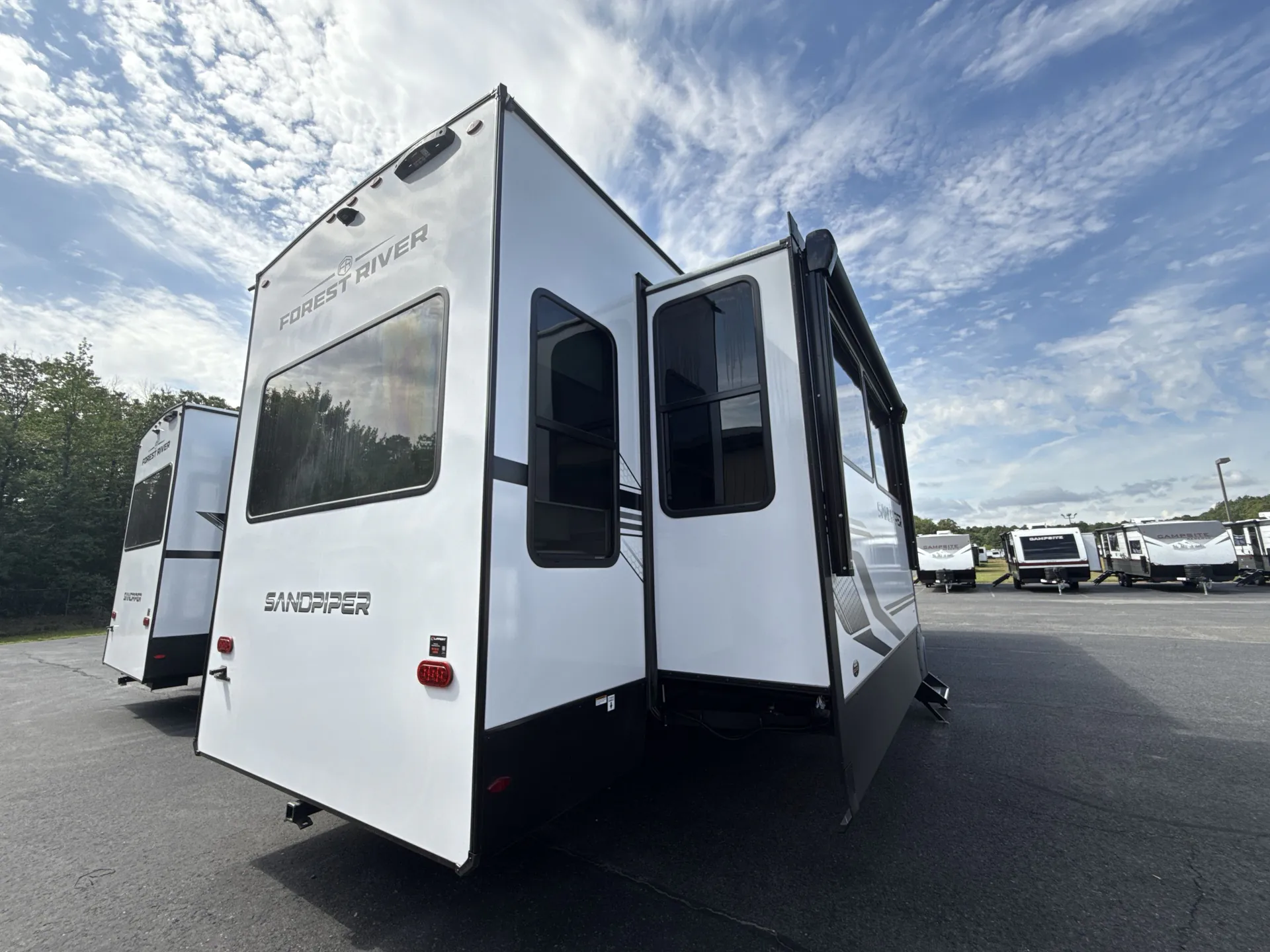2026 Forest River Sandpiper 4003MB — off campside