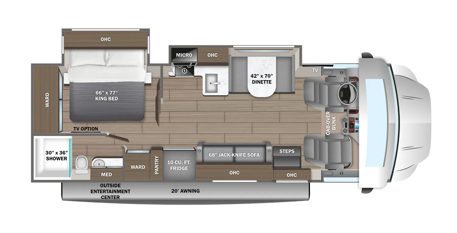 2026 Jayco Greyhawk XL 32U - Floor plan