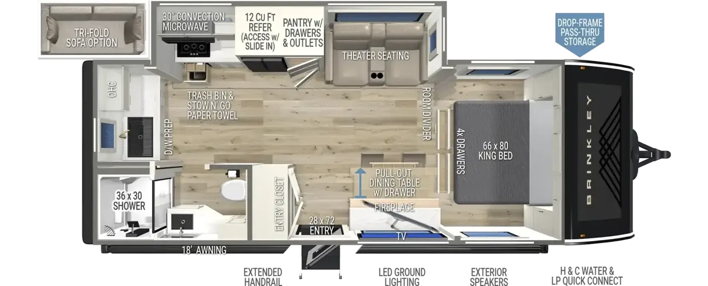 2027 Brinkley Model I 235 - Floor plan