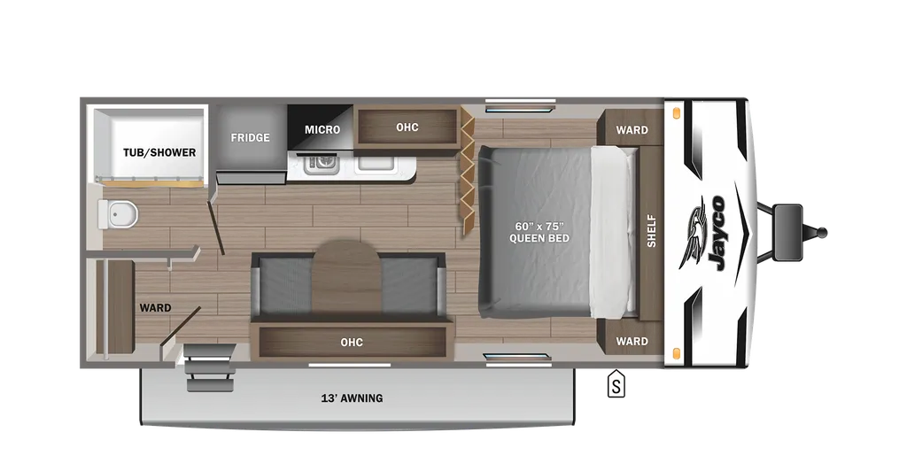 2024 Jayco Jay Flight SLX 195RBW floor plan