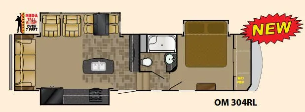 Heartland Oakmont 304RL floor plan