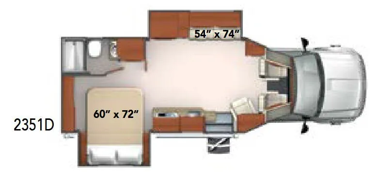 2024 Phoenix Cruiser 2351D floor plan
