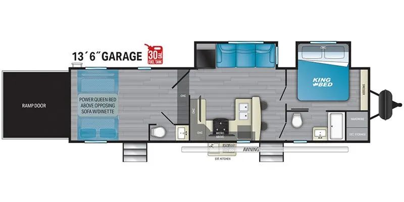 2022 Heartland Torque TQ T331 floor plan