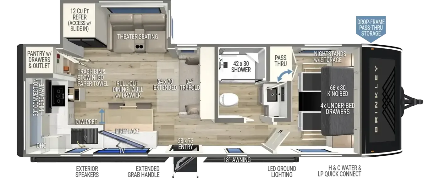 2027 Brinkley Model I 275 - Floor plan