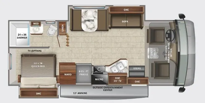 Jayco Alante 26X floor plan