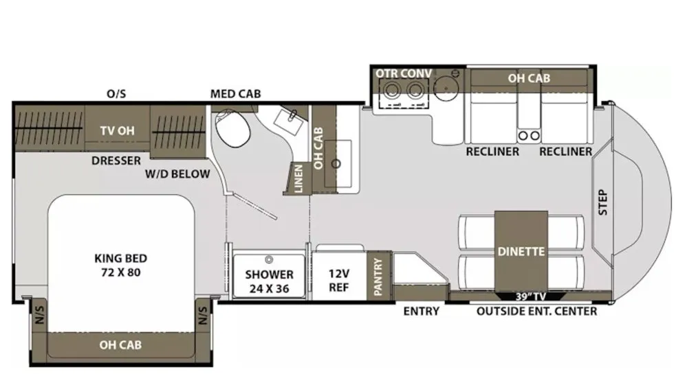 Coachmen Concord 321DS floor plan