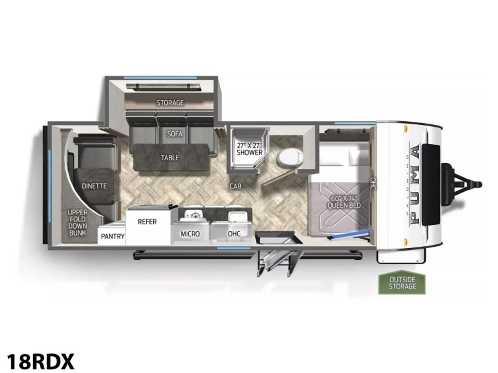 2024 Palomino Puma 18RDX - Photo 3