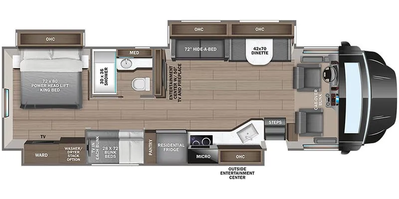 2024 Entegra Coach Accolade XL 37L - Floor plan