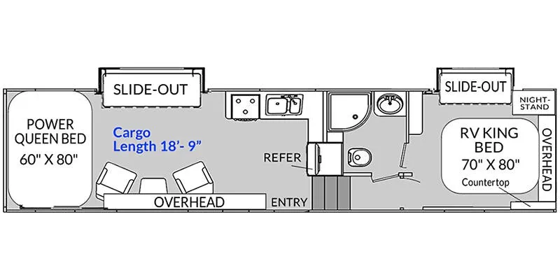 Genesis Supreme Genesis 32CRXL floor plan