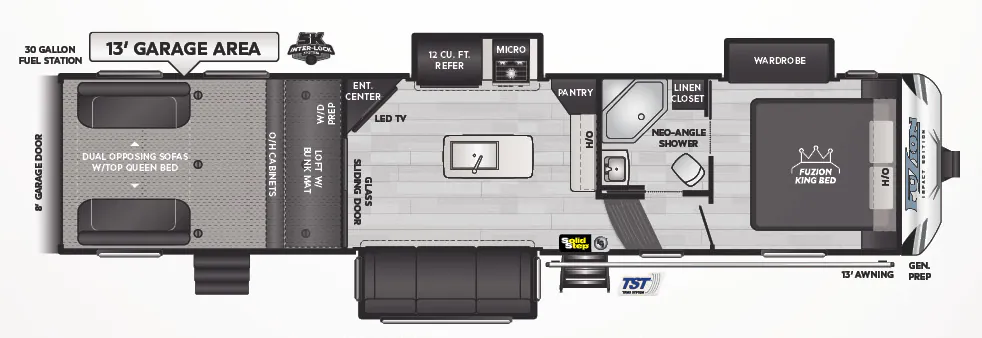 Keystone Impact 343 exterior