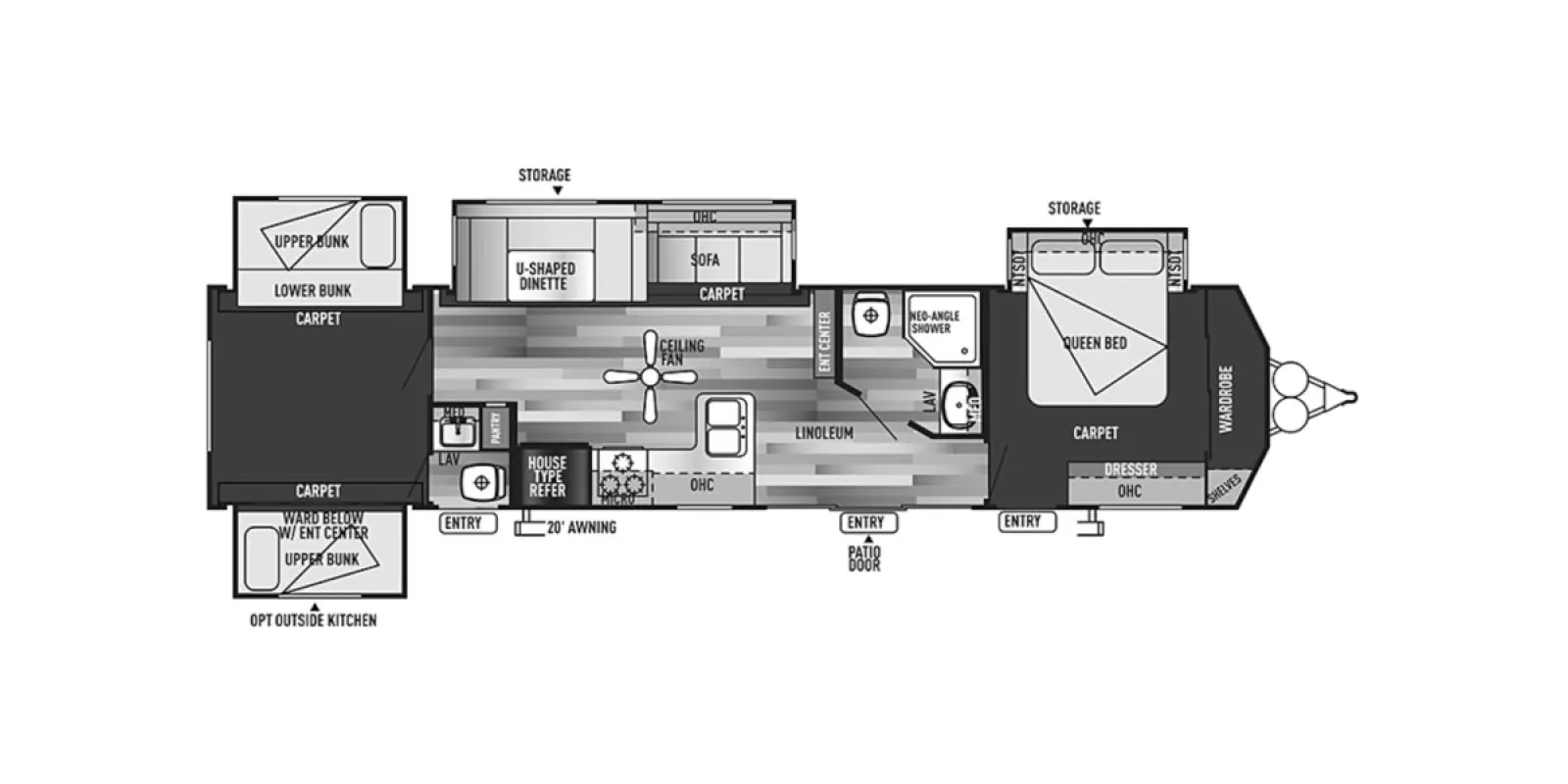 2015 Forest River Wildwood DLX 402QBQ - Photo 3