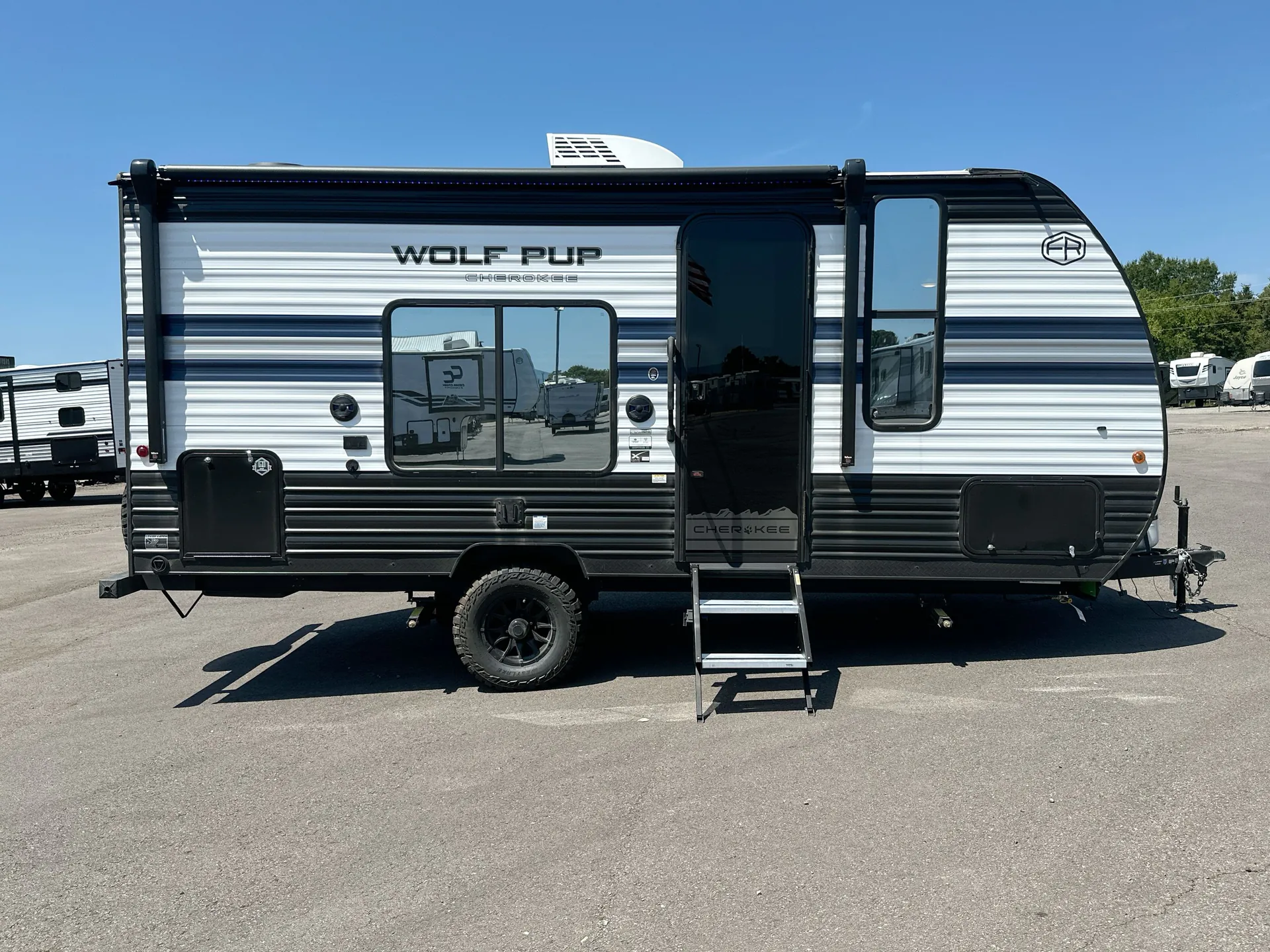 2027 Forest River Cherokee Wolf Pup 16FQW — campside