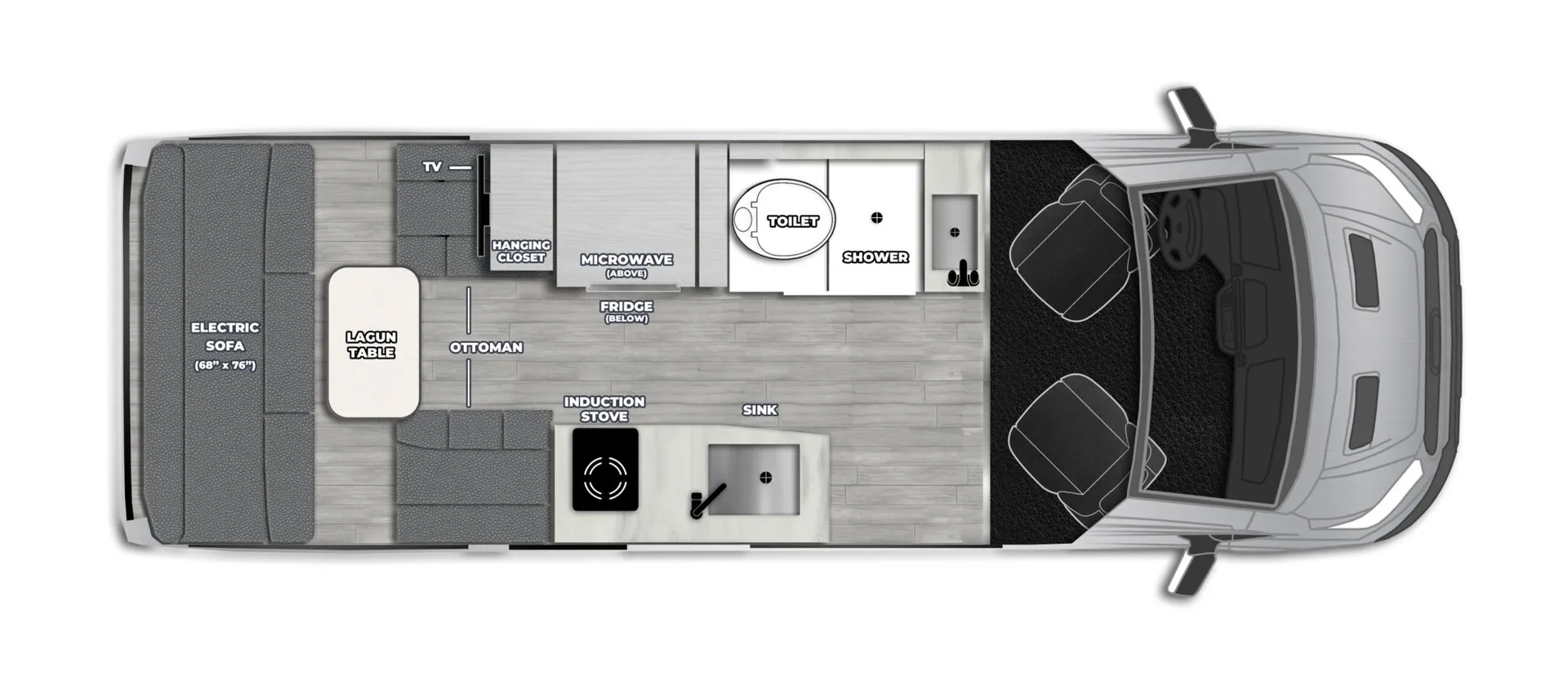 Pleasure-Way Plateau TS BASE floor plan