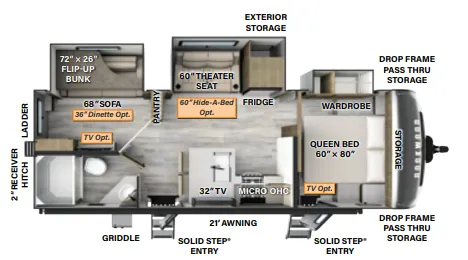 Forest River Rockwood Ultra Lite 2616BH exterior
