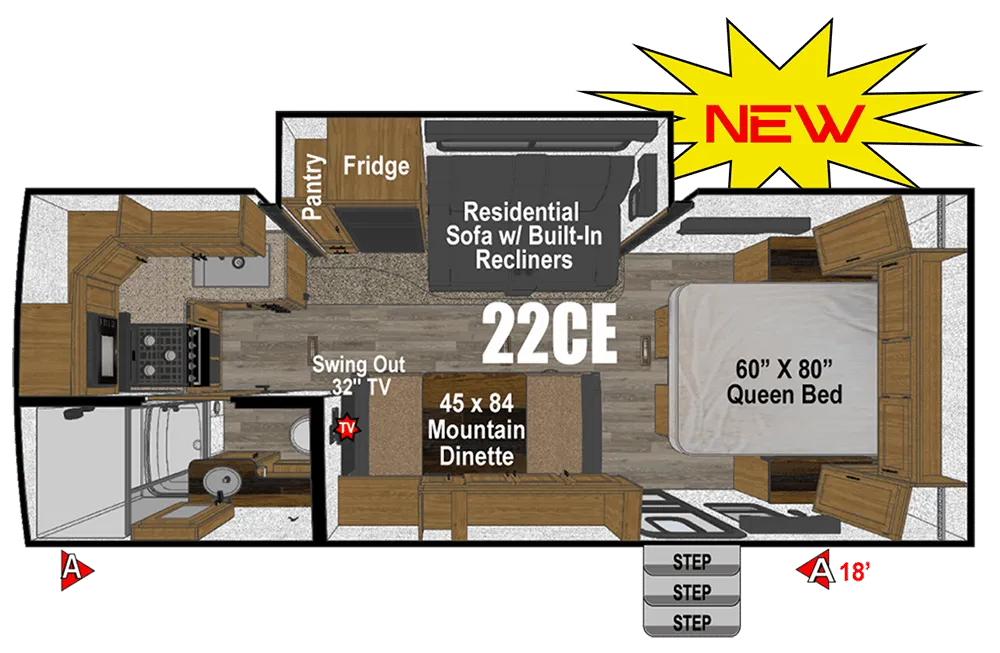 2026 Outdoors Rv TIMBER RIDGE 22CE - Photo 3