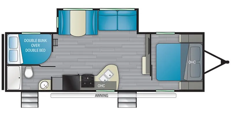 2022 Heartland Pioneer PI BH 270 - Floor plan