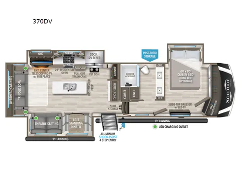 2024 Grand Design Solitude 370DV - Photo 3