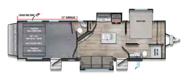 Alliance RV Valor All-Access 31T13 floor plan