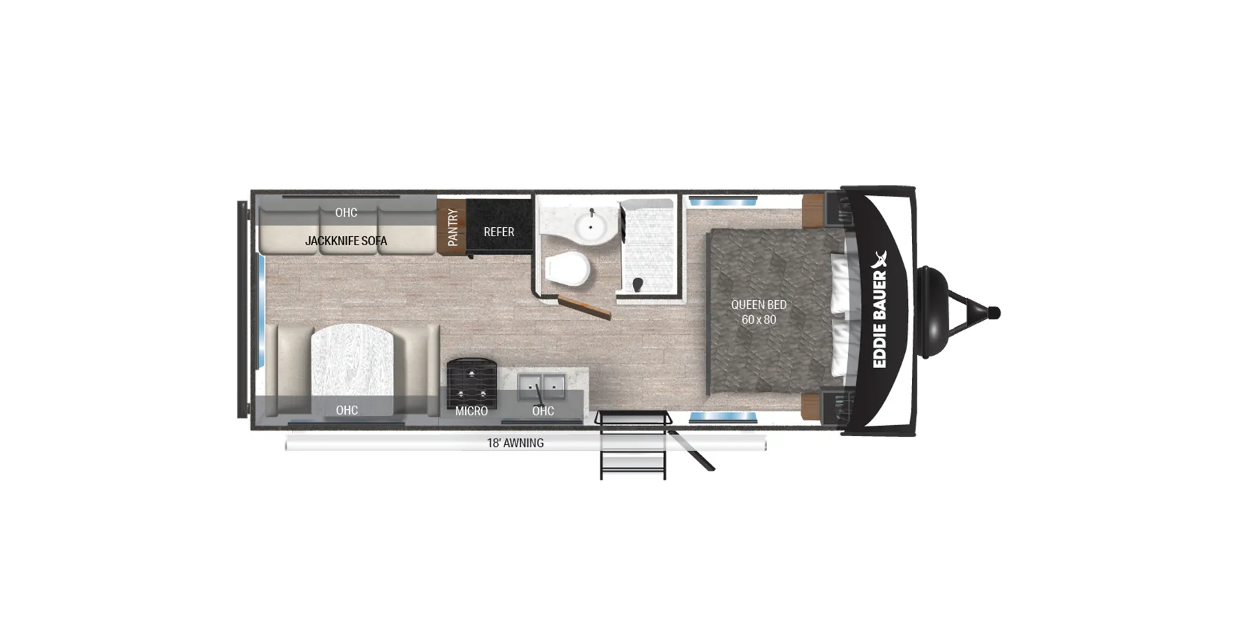 Heartland Eddie Bauer EBS 210RD floor plan