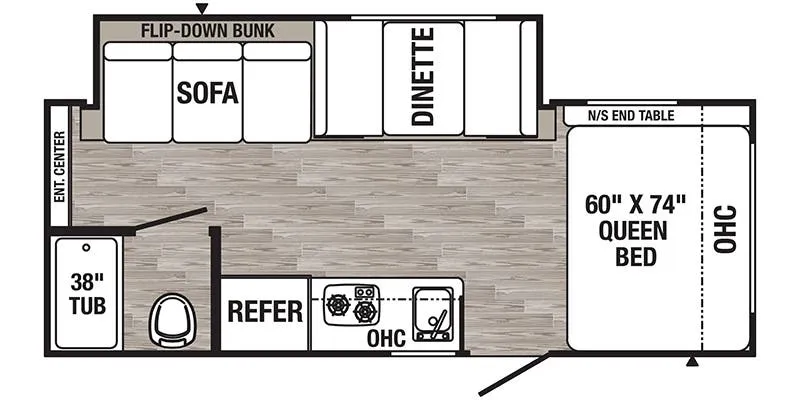 Palomino Puma Ultra Lite 18SSX floor plan
