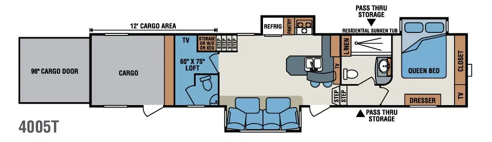 K-Z Inferno 4005T floor plan