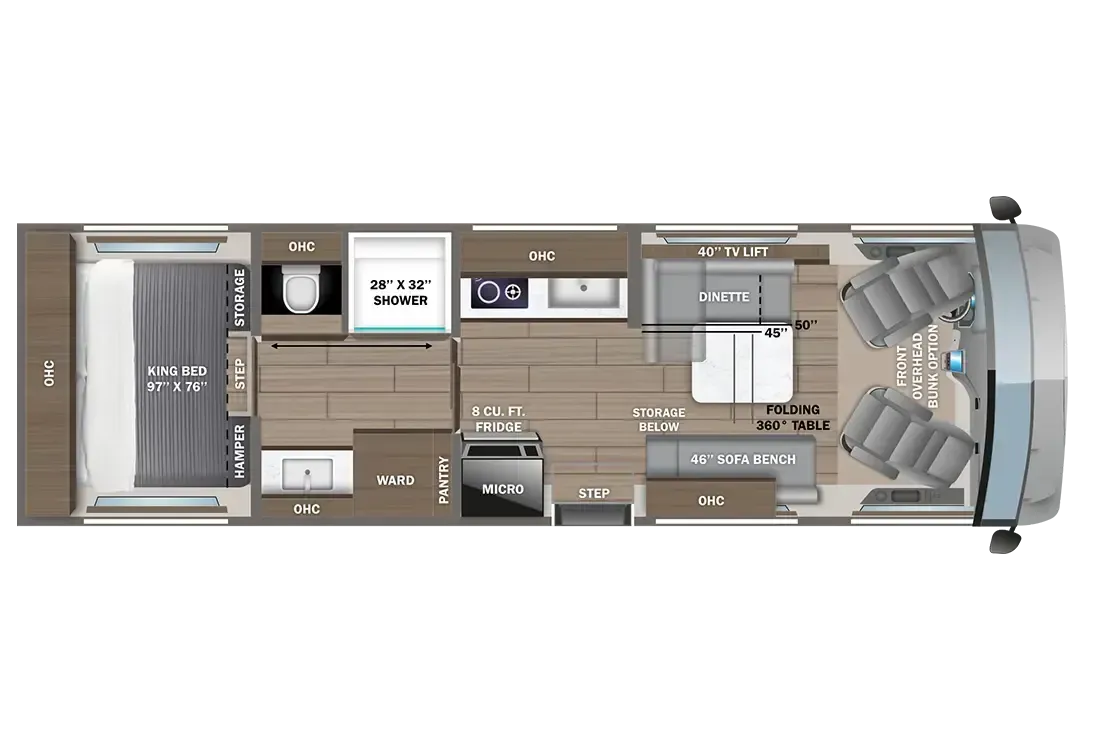 Entegra Coach Embark 29V1 floor plan